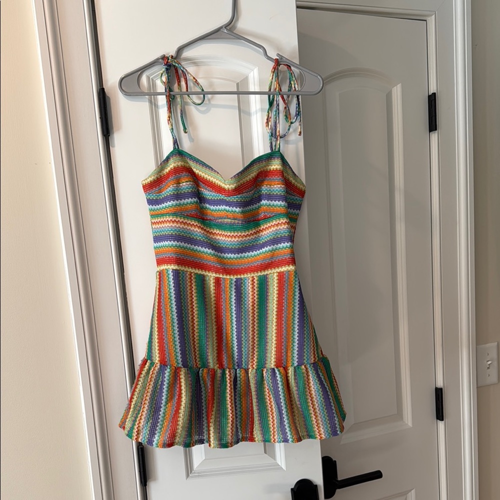 Amanda Uprichard Multicolor Knit romper